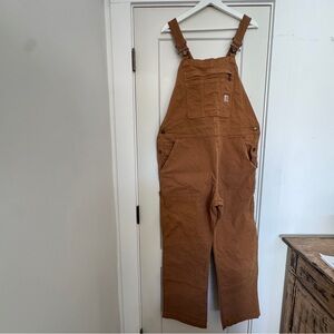 Carhartt WOMEN'S WORK OVERALL - LOOSE FIT - CANVAS - DOUBLE KNEE- Sz L